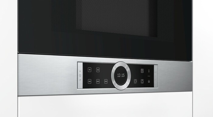 Встраиваемая микроволновая печь Bosch BFL 634GS, Серебристый №2