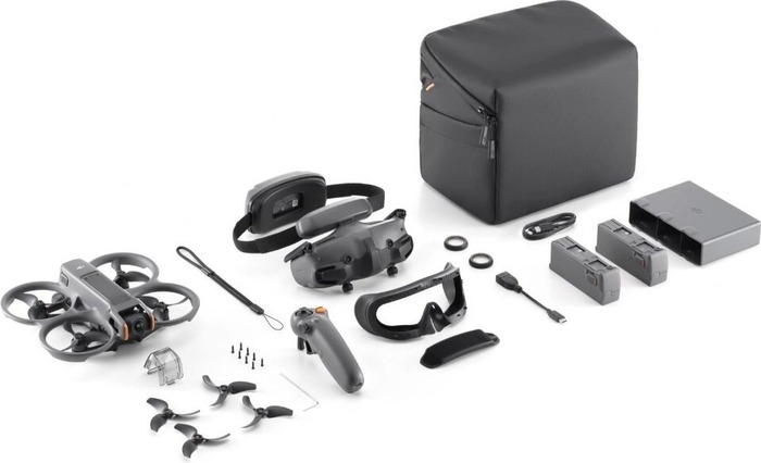 Квадрокоптер DJI Avata 2 Fly More Combo (3 батареи), Серый №6