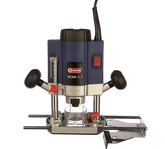 Электрическая фрезерная машина ДИОЛД МЭФ 1.1 10101010, 1100 Вт, Синий детальное изображение - 1