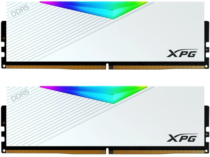 Оперативная память ADATA XPG Lancer RGB DDR5 6000MHz, AX5U6000C3032G-DCLARWH, 2x32 Гб KIT, 64 Гб №1