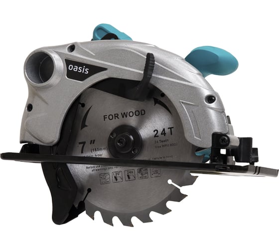 Электрическая циркулярная пила OASIS PC-185, 185 мм, 5000 об/мин, 1600 Вт детальное изображение - 1