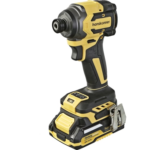 Винтоверт удар б/щ Hanskonner 1BatterySystem HCD20280BLWC, 18 В детальное изображение - 1