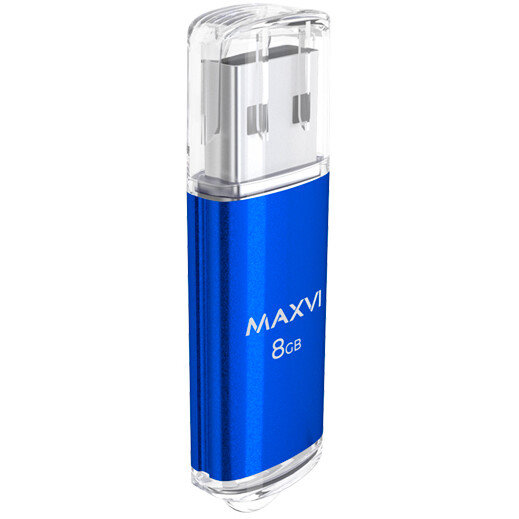 USB Flash накопитель MAXVI MP 8 ГБ, синий детальное изображение - 3
