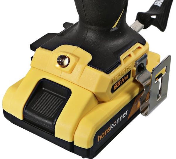 Аккумуляторная дрель-шуруповерт Hanskonner HCD1865BLC, 18 В, 280 Нм, 2,4 А·ч  детальное изображение - 10