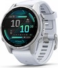 Смарт-часы Garmin Fenix 8 AMOLED 43 мм, Серебристый корпус, белый ремешок вариант - 1