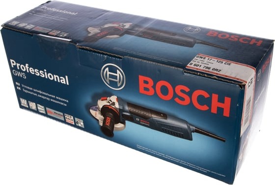 Угловая шлифмашина Bosch GWS 17-125 CIE 0.601.796.0R2, 125 мм, 2800-11500 об/мин, 1700 Вт детальное изображение - 7