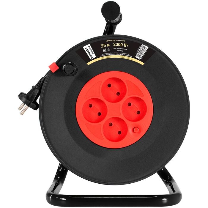 Сетевой удлинитель ExeGate ECS-10-2-25, 25 м, Черный №2