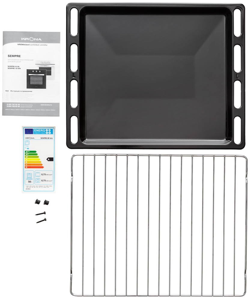 Духовой шкаф Krona SEMPRE 60 WH, Белый детальное изображение - 6