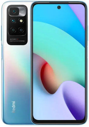 Смартфон Xiaomi Redmi 10 128 ГБ, Синее море, Dual nano SIM детальное изображение - 1
