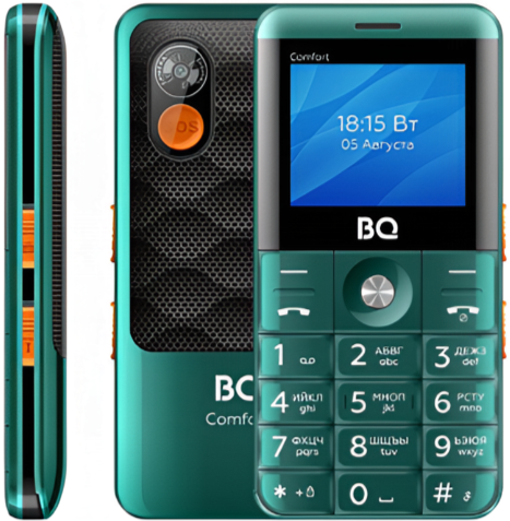 Мобильный телефон BQ 2006 Comfort, 32 Мб, Зеленый, Dual mini-SIM детальное изображение - 2