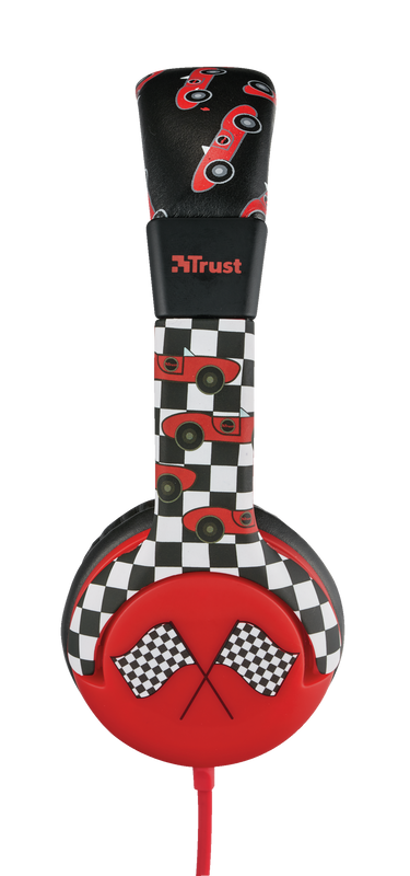 Проводные наушники Trust Spila Kids Headphone, Красный детальное изображение - 4