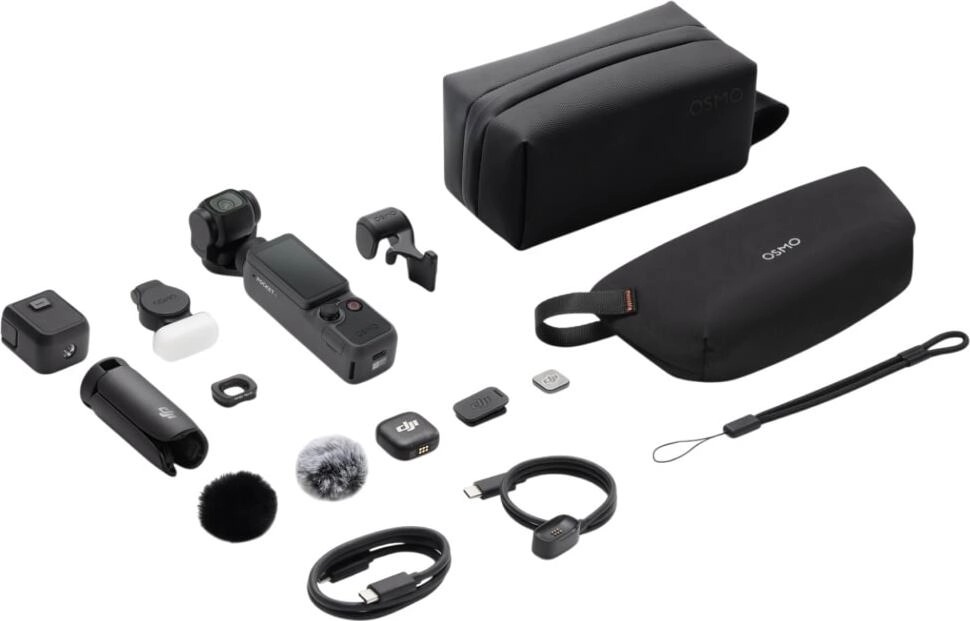 Экшен-камера DJI Osmo Pocket 4 Creator Combo, Черный детальное изображение - 2