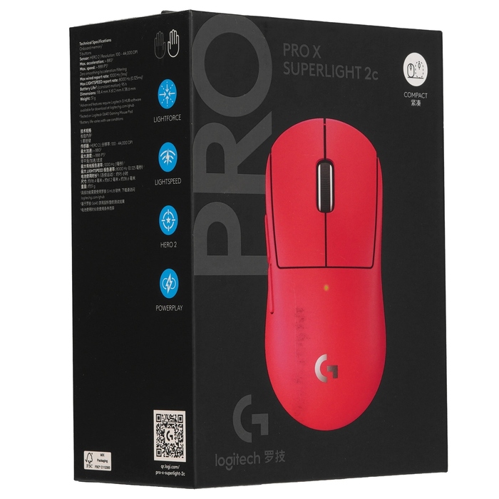 Мышь Logitech G Pro X Superlight 2с, Розовый №8