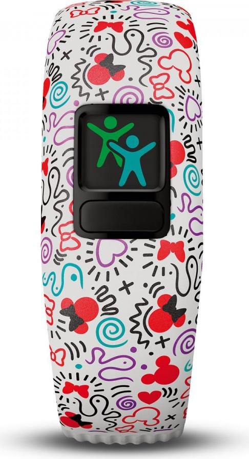 Фитнес-браслет детский Garmin Vivofit Jr 2, Minnie Mouse Band, 11 мм, Белый детальное изображение - 2