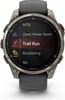 Смарт-часы Garmin fenix 8 Pro AMOLED, 47 мм, серебристо-серый, графитово-черный силиконовый ремешок вариант - 10