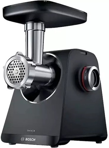 Мясорубка Bosch MFWS440B, Черный детальное изображение - 1