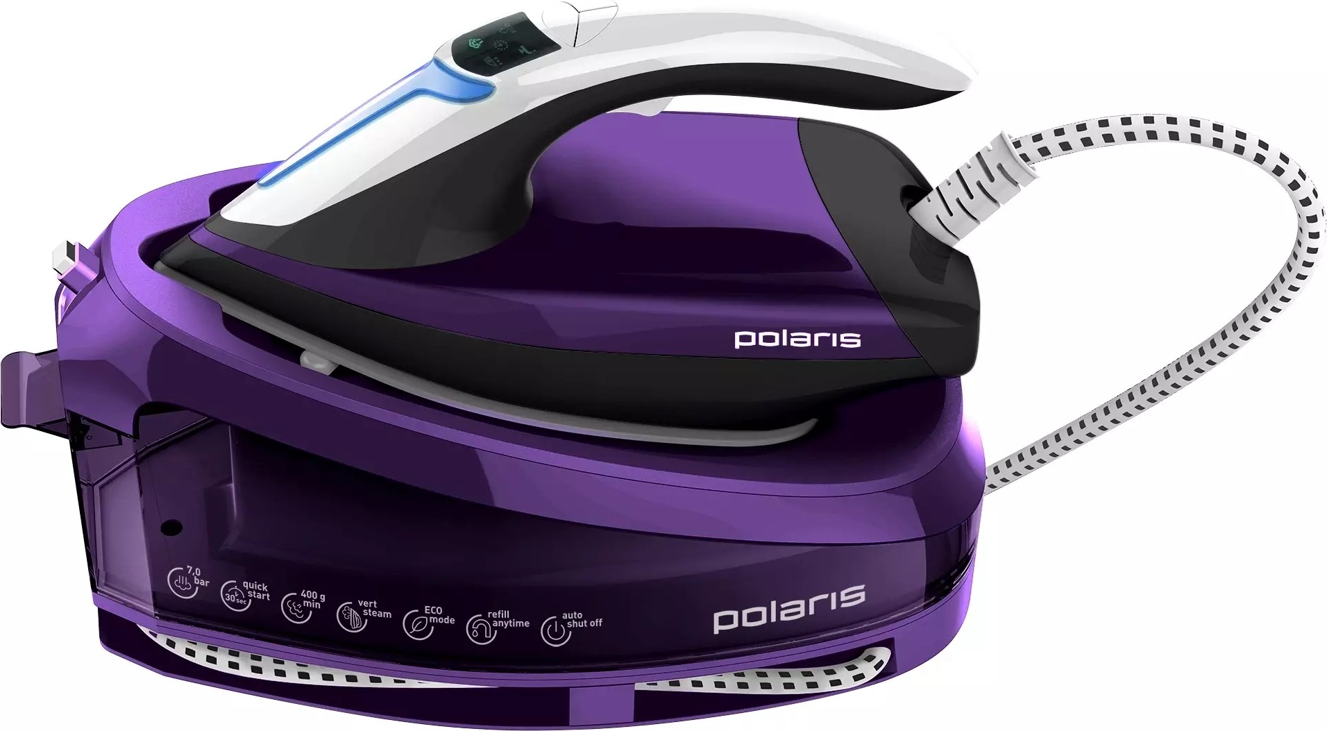 Парогенератор Polaris PSS 7510K, Фиолетовый/Черный детальное изображение - 2