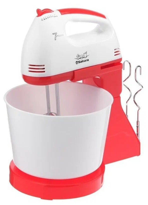 Миксер Sakura SA6313CR, Красный детальное изображение - 2