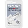 USB Flash накопитель Exployd 620 8 ГБ, белый вариант - 1