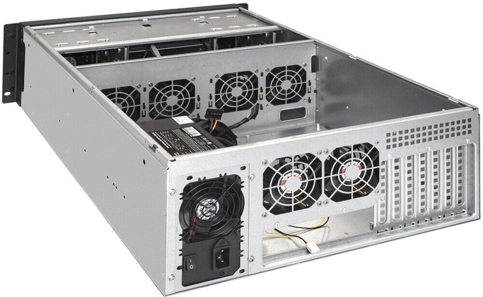 Серверный корпус ExeGate Pro 4U650-010/4U4139L/600PAS, 600 Вт, Черный №3