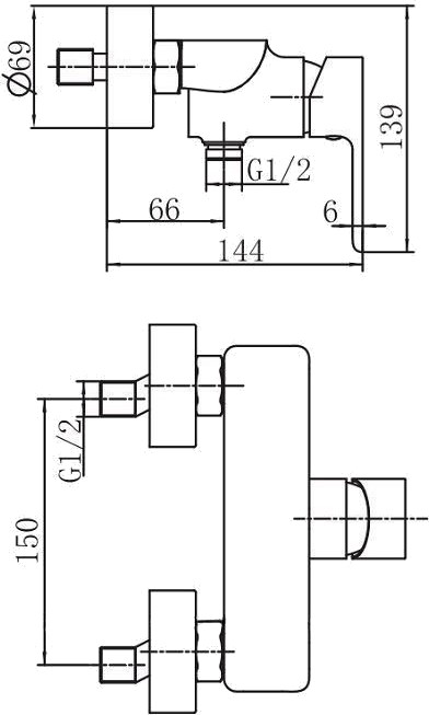Смеситель AQUANET Arctic AF520-30CW детальное изображение - 2