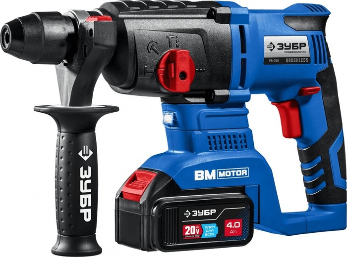 Перфоратор ЗУБР Профессионал PB-260-42, 3 Дж, 0-4800 уд/мин №2