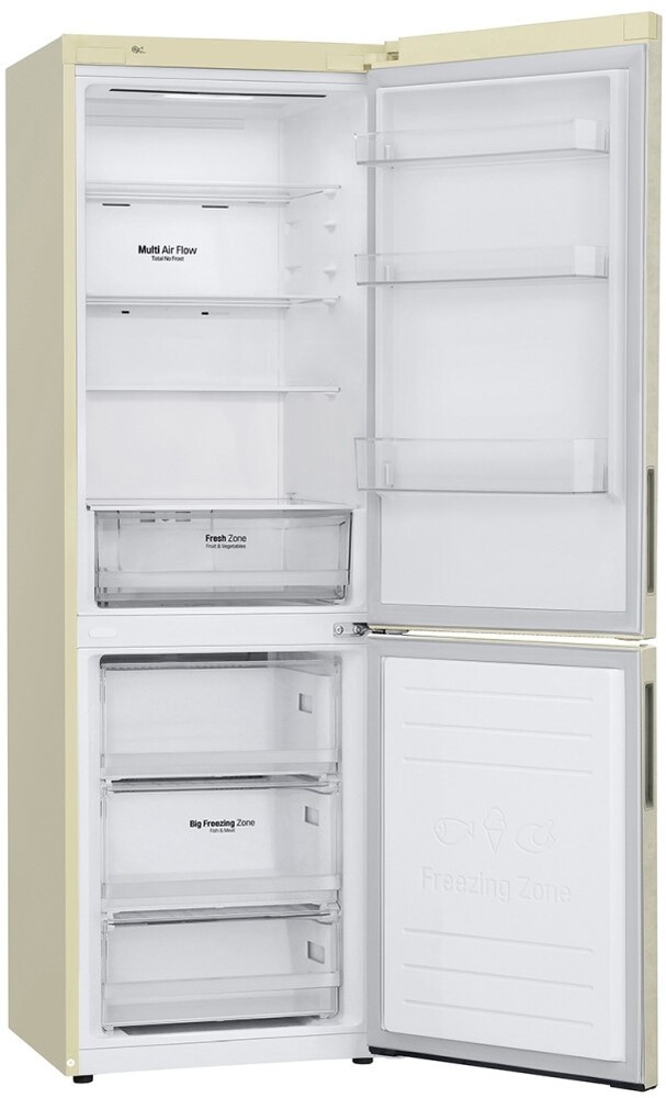 Холодильник LG GA-B459CEWL, Бежевый №5