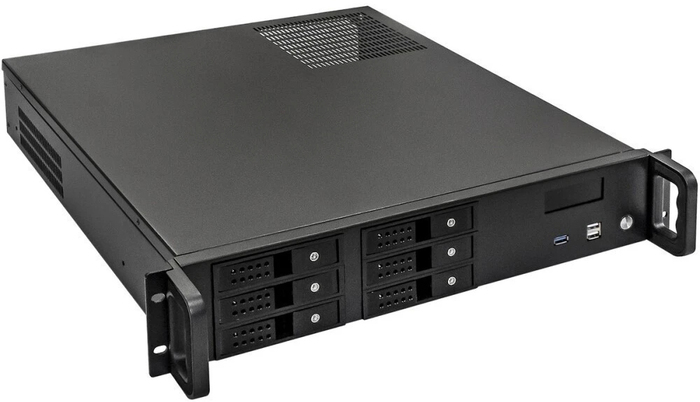 Серверный корпус ExeGate Pro 2U480-HS06/700ADS, 700 Вт, Черный №1