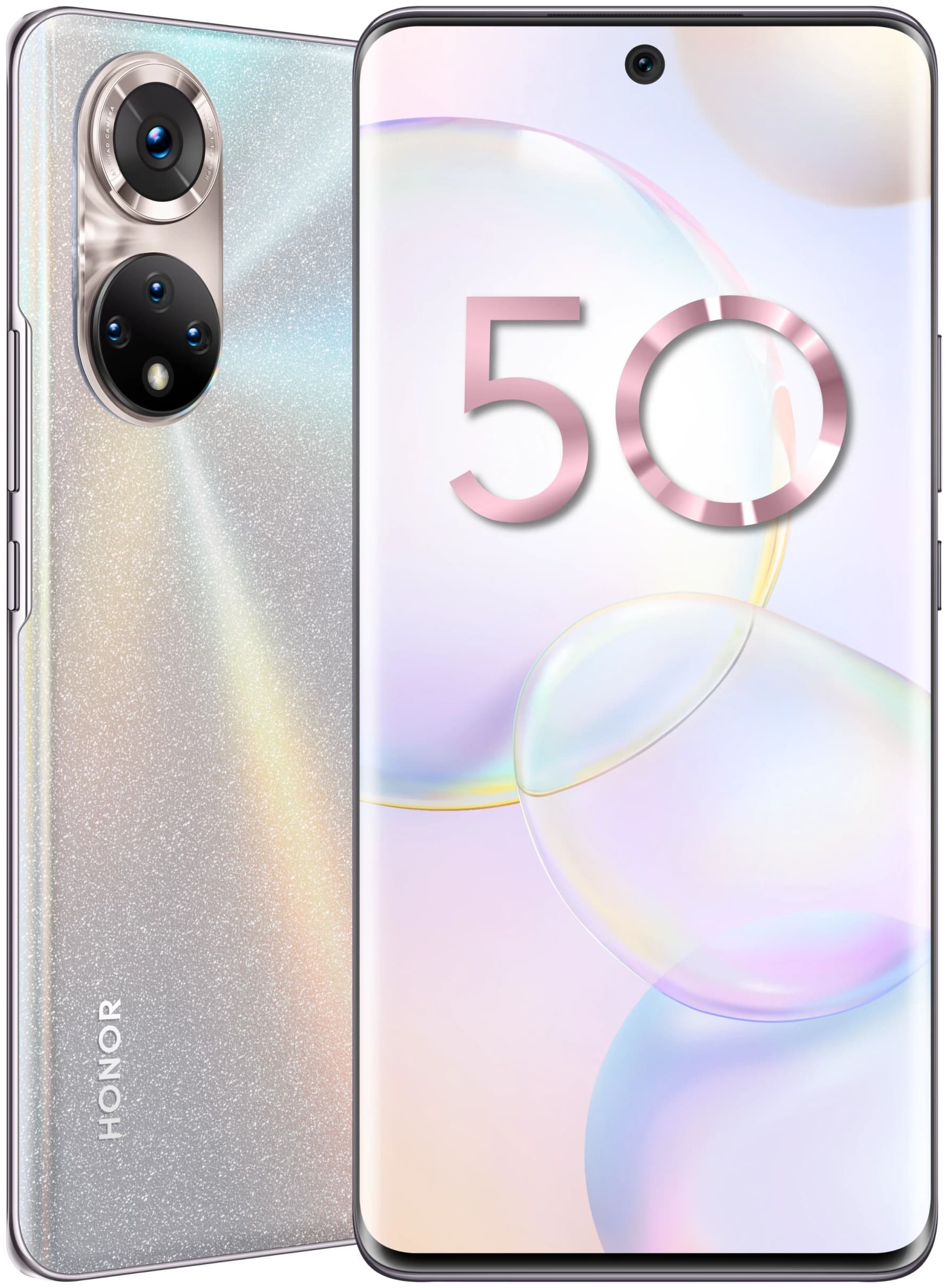 Смартфон Honor 50 256 Гб, Ледяной кристалл, Dual nano SIM детальное изображение - 3