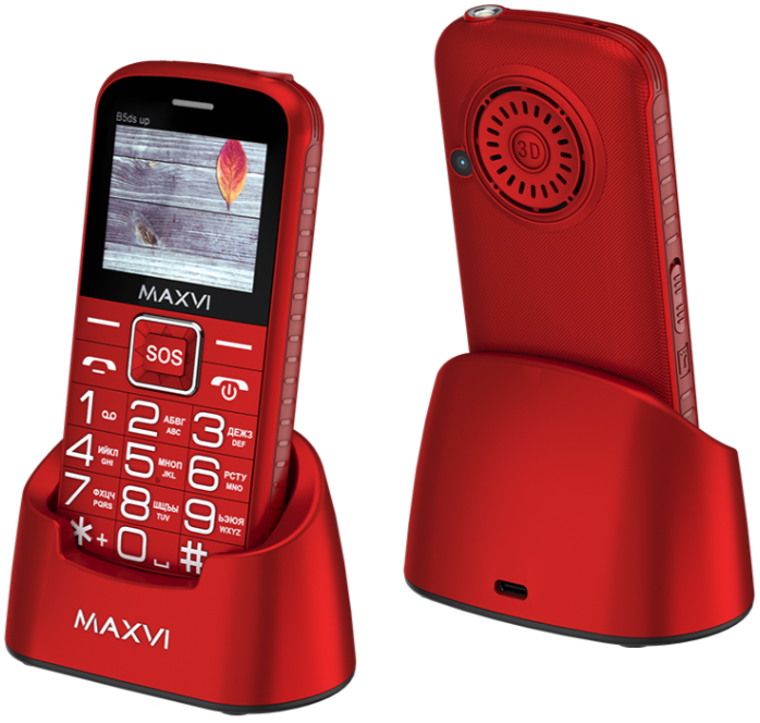 Мобильный телефон MAXVI B5ds up, 32 Мб, Черный, Dual mini-SIM детальное изображение - 1
