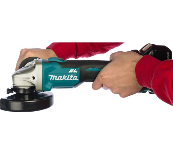Аккумуляторная угловая шлифмашина Makita LXT DGA504RME, 125 мм, 8500 об/мин детальное изображение - 6