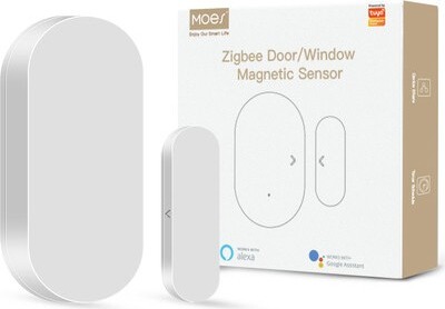 Датчик открытия двери/окна MOES Zigbee Door and Window Sensor, Белый детальное изображение - 1