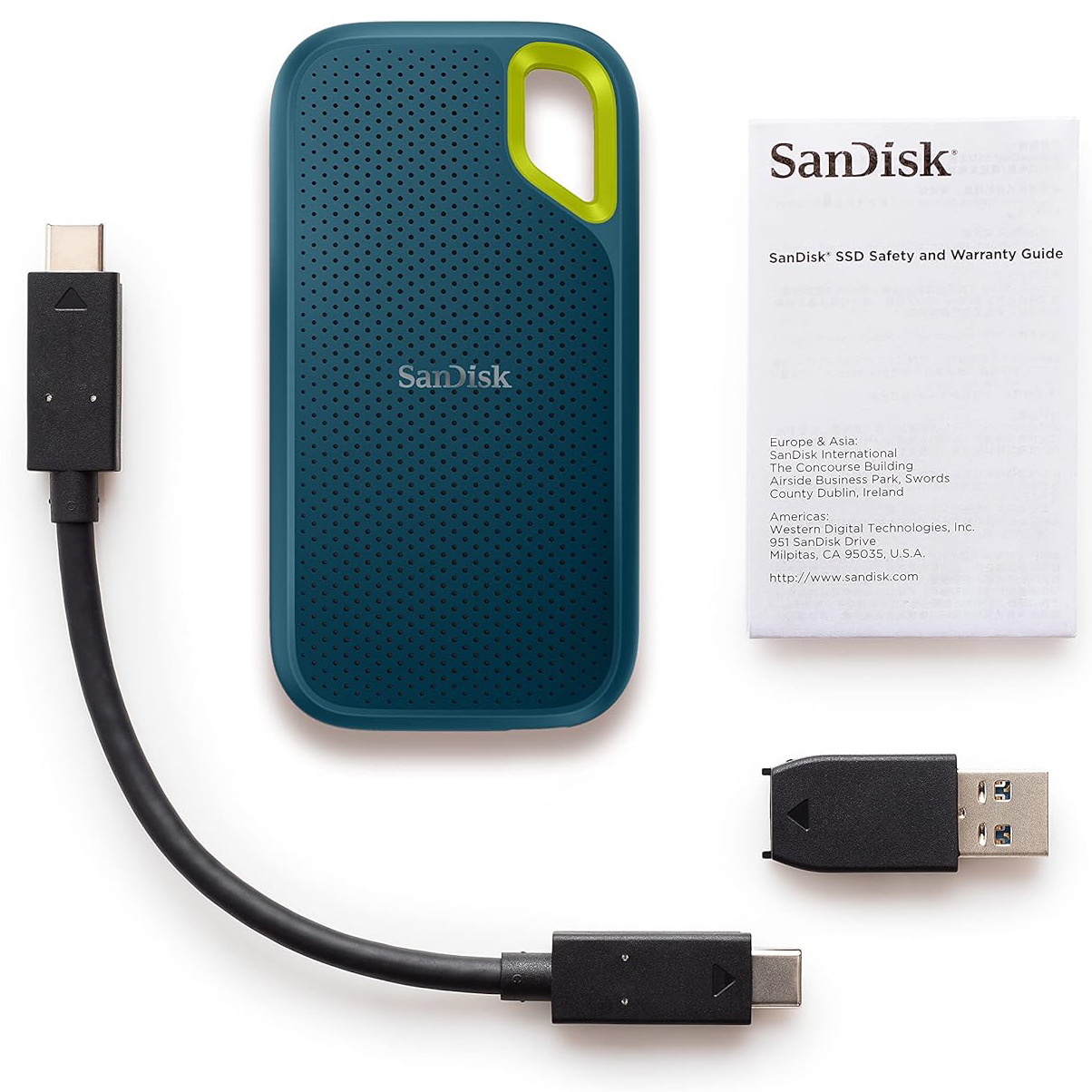 Внешний SSD SanDisk Extreme Portable V2 (SDSSDE61-4T00-G25M), 4 Тб детальное изображение - 4