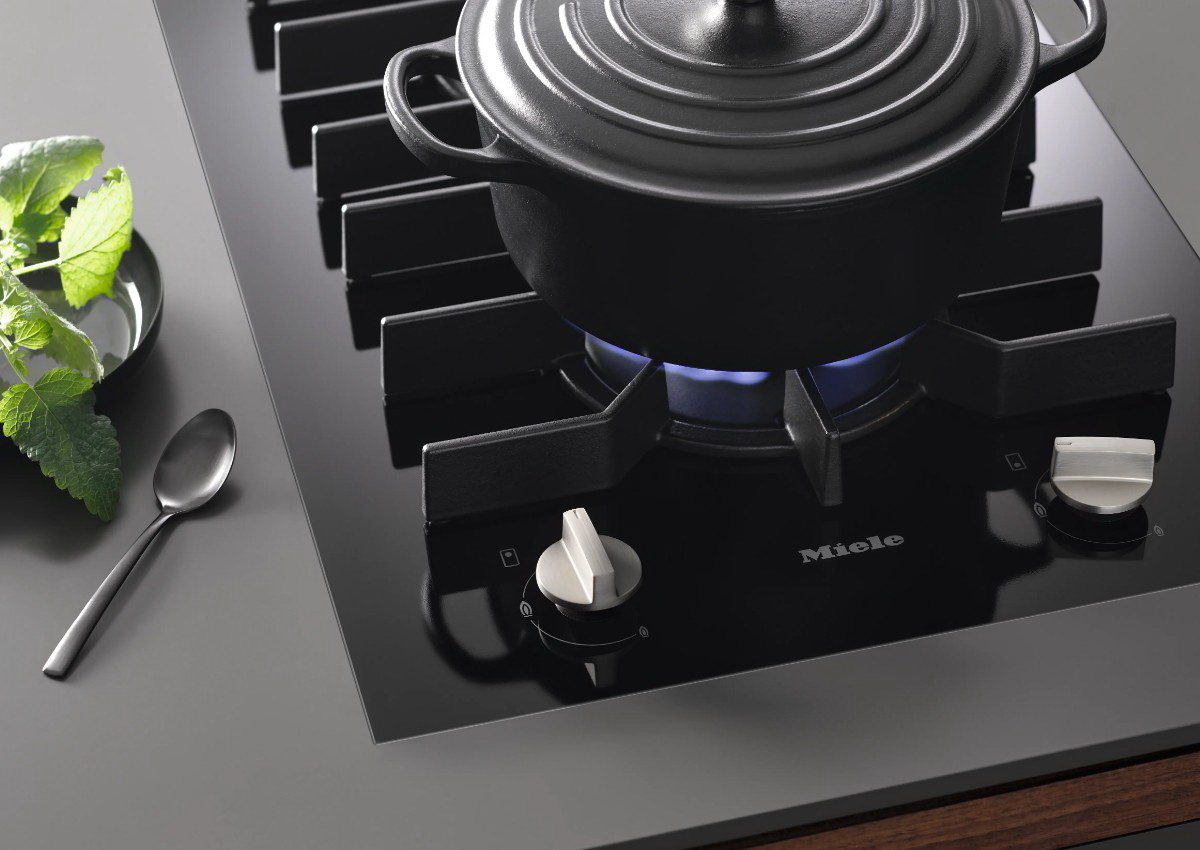 Газовая варочная панель Miele CS 7102-1 FL, Черный детальное изображение - 3