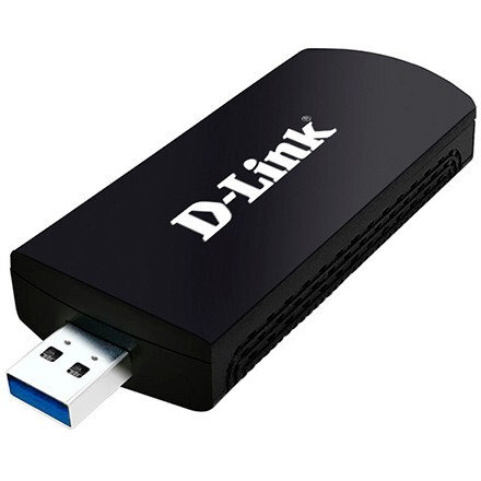 Wi-Fi адаптер D-Link DWA-192/B, Wi-Fi 5, Черный детальное изображение - 2