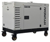 Генератор дизельный с воздушным охлаждением HYUNDAI DHY 10000SE-3, в кожухе, 8 кВт, Белый вариант - 3