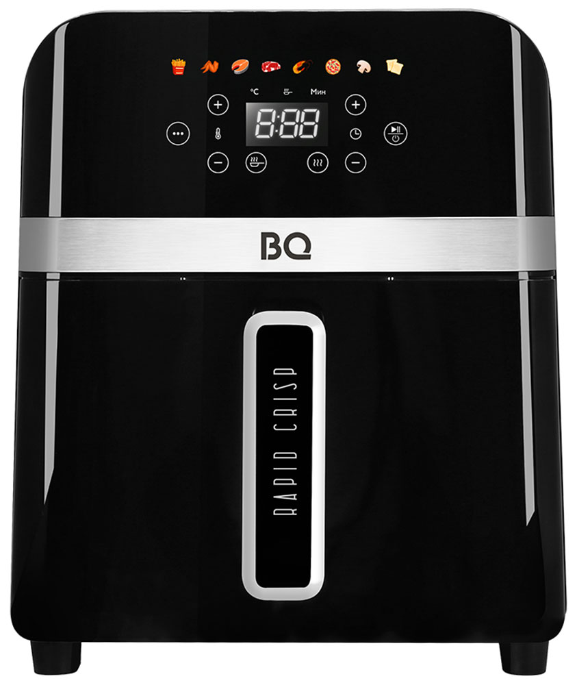 Аэрогриль BQ AF9011S, 9 л, 2000 Вт, Черный детальное изображение - 2