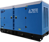 Генератор дизельный ТСС АД-200С-Т400-1РКМ16 (TTD 280TS ST) 028262, в кожухе, 200 кВт, Синий вариант - 1