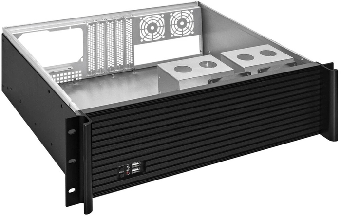 Серверный корпус ExeGate Pro 3U390-11, без БП, Черный №2