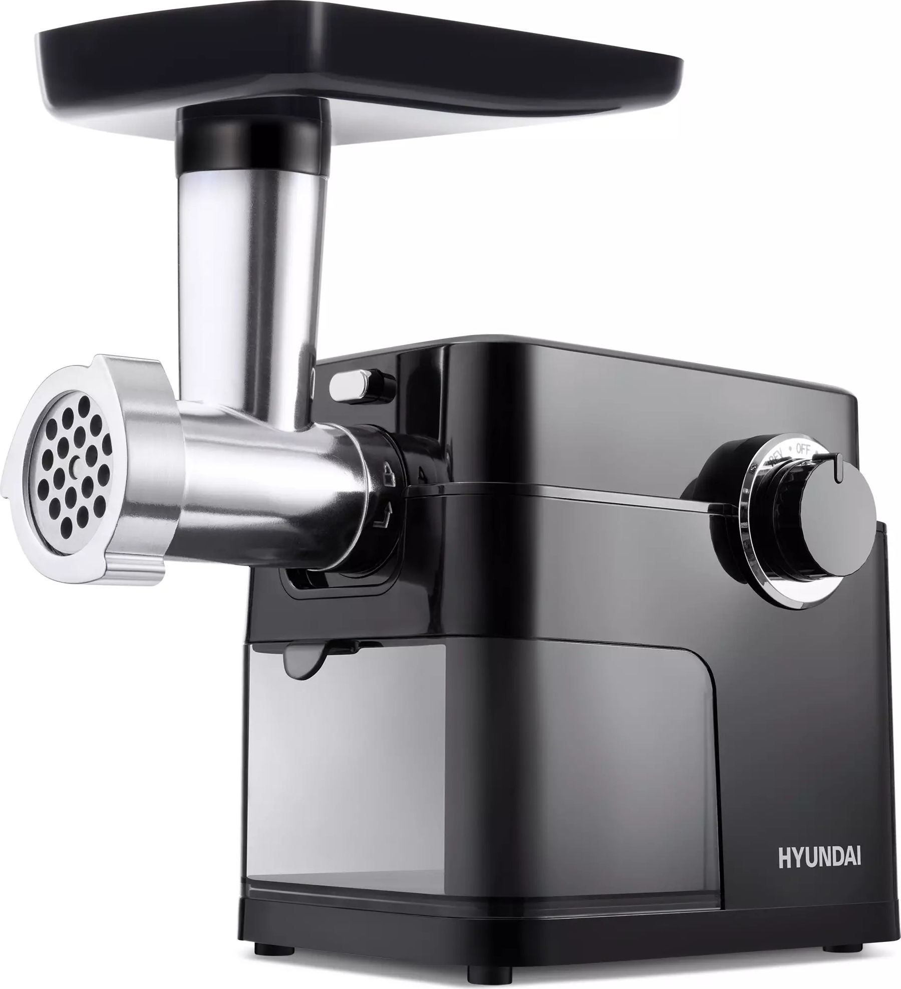 Мясорубка Hyundai HY-MG5491, Черный детальное изображение - 1