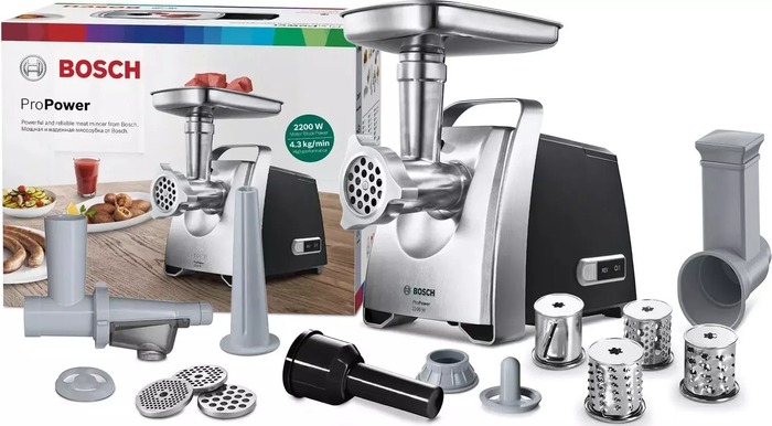 Мясорубка Bosch MFW68660, Черный №9