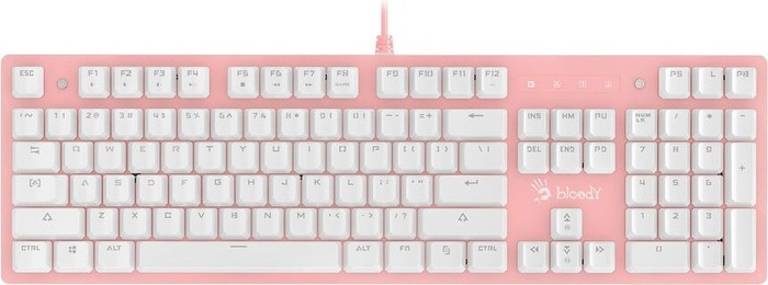 Клавиатура Bloody B800, Розовый №4
