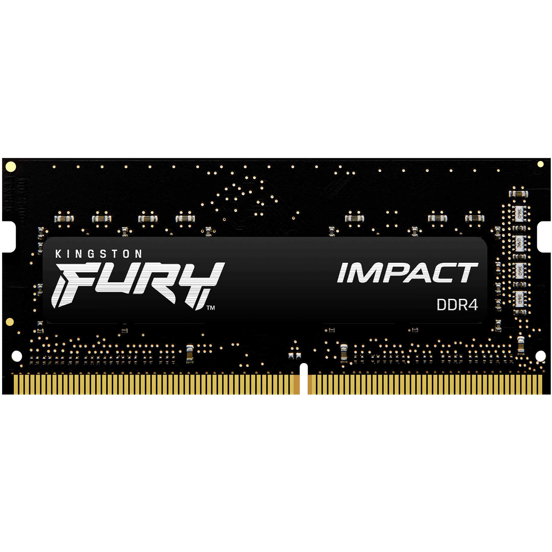 Оперативная память Kingston Fury Impact SO-DIMM DDR4 3200MHz, KF432S20IB/8, 8 Гб детальное изображение - 1