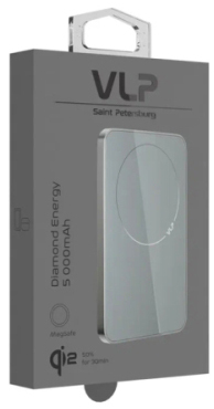 Внешний аккумулятор VLP Diamond Energy MagSafe Qi2, 5000 мАч, Бежевый детальное изображение - 3