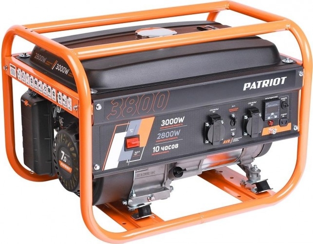 Генератор бензиновый PATRIOT GRS 3800 476102255, 2.8 кВт, Оранжевый детальное изображение - 2