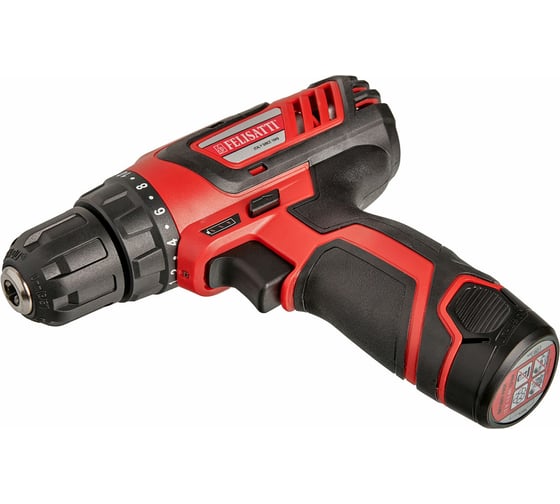 Аккумуляторная дрель-шуруповерт Felisatti ДА-12ЭР (кейс, 1,5 Ач) 595.5.2.10, 2 акб, 30 Нм, 12 В детальное изображение - 4