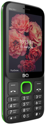 Мобильный телефон BQ 3590 Step XXL+, 64 Мб, Черный/Зеленый, Dual mini-SIM детальное изображение - 6
