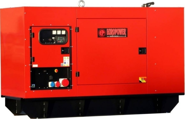 Генератор дизельный EUROPOWER EPS 180 TDE 790118013, в кожухе, 144 кВт, Красный №1