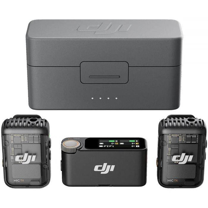 Радиосистема DJI Mic 2 (RX + 2TX), Черный №2