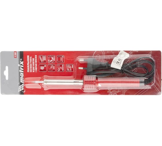 Паяльник MATRIX 913004,  220В, 40 Вт детальное изображение - 2